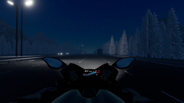 Motorcycle Night Ride — скриншот 8