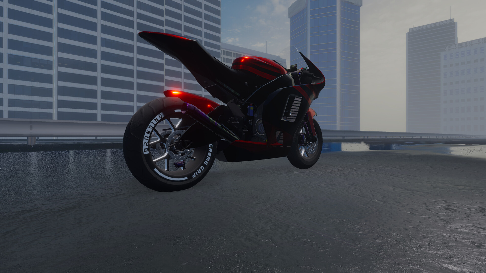 Motorcycle Night Ride screenshot 8