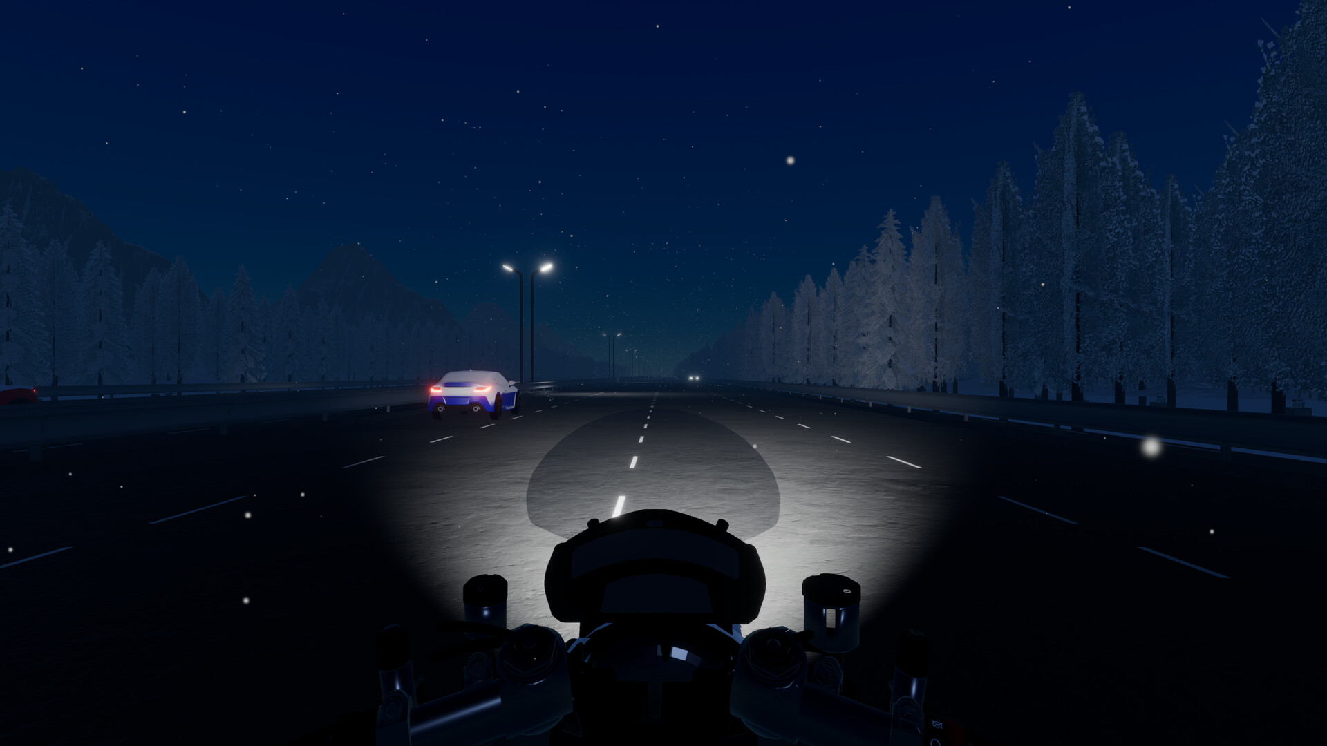 Motorcycle Night Ride screenshot 6