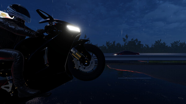 Motorcycle Night Ride - скриншот 1