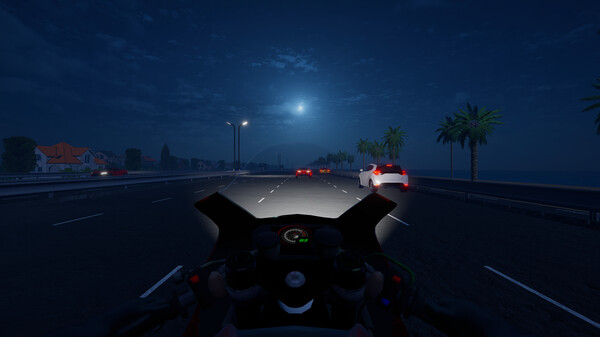 Motorcycle Night Ride screenshot 4