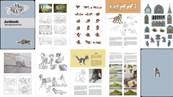 Stars in the Trash Digital Artbook for steam Stars in the Trash Digital Artbook for steam