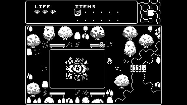 Screenshot of 1-Bit Explorer gameplay showing in-action mechanics