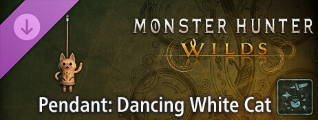 Monster Hunter Wilds - Pendant: Dancing White Cat cover art