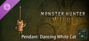 Monster Hunter Wilds - Pendant: Dancing White Cat