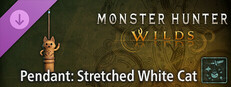 Monster Hunter Wilds - Pendant: Stretched White Cat Small Capsule Image