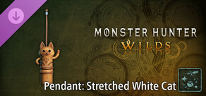 Monster Hunter Wilds - Pendant: Stretched White Cat