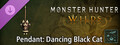 Monster Hunter Wilds - Pendant: Dancing Black Cat