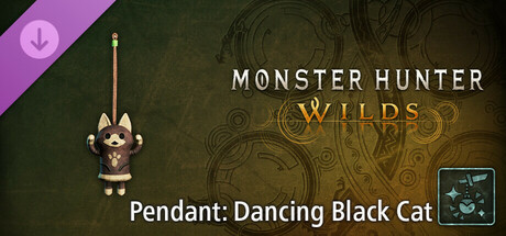 Monster Hunter Wilds - Pendant: Dancing Black Cat