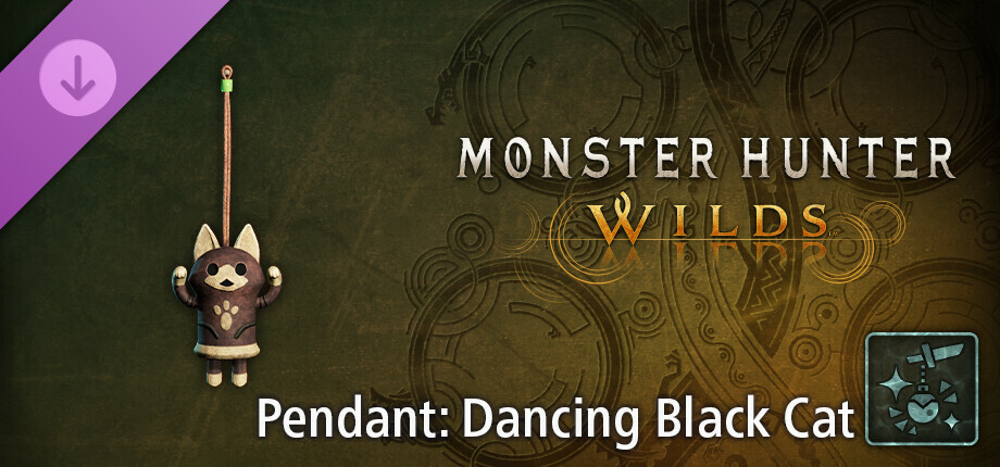 Monster Hunter Wilds - Pendant: Dancing Black Cat cover art