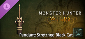 Monster Hunter Wilds - Pendant: Stretched Black Cat