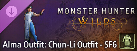Monster Hunter Wilds - Alma Outfit: Chun-Li Outfit - SF6 cover art