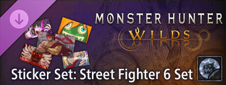 Monster Hunter Wilds - Sticker Set: Street Fighter 6 Set cover art