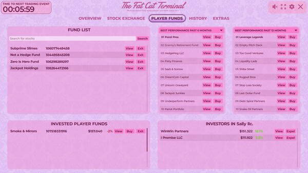Screenshot of Hedge Fund Manager Simulator MMO