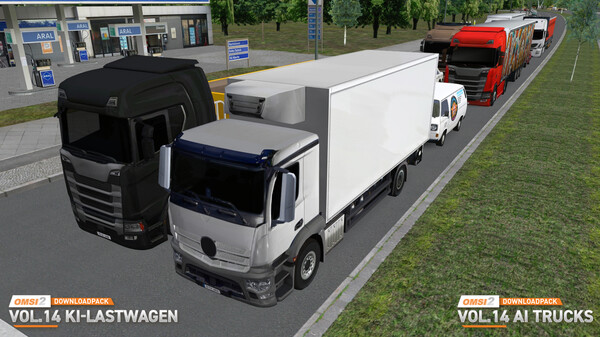 OMSI 2 Add-on Downloadpack Vol. 14 - KI-Lastwagen — скриншот 7