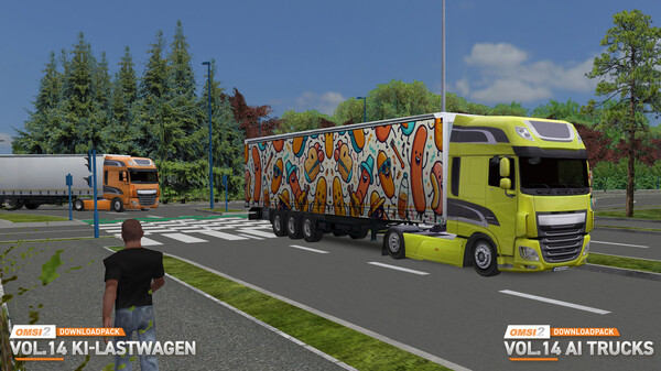 Screenshot z OMSI 2 Add-on Downloadpack Vol. 14 - KI-Lastwagen