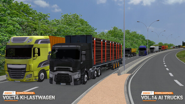 OMSI 2 Add-on Downloadpack Vol. 14 - KI-Lastwagen — скриншот 19