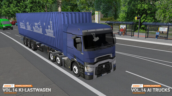 Screenshot z OMSI 2 Add-on Downloadpack Vol. 14 - KI-Lastwagen