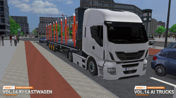Screenshot z OMSI 2 Add-on Downloadpack Vol. 14 - KI-Lastwagen