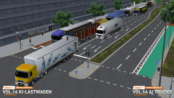 OMSI 2 Add-on Downloadpack Vol. 14 - AI Trucks