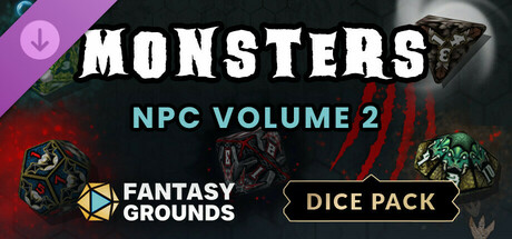 Fantasy Grounds - Monsters NPC Dice Pack Volume 2 Header Image