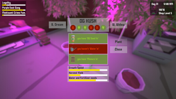 Weed Store Simulator game for windows Pc 1