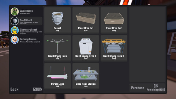 Screenshot of Weed Store Simulator