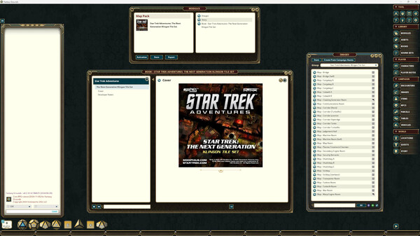 Fantasy Grounds - Star Trek Adventures: The Next Generation Klingon Tile Set