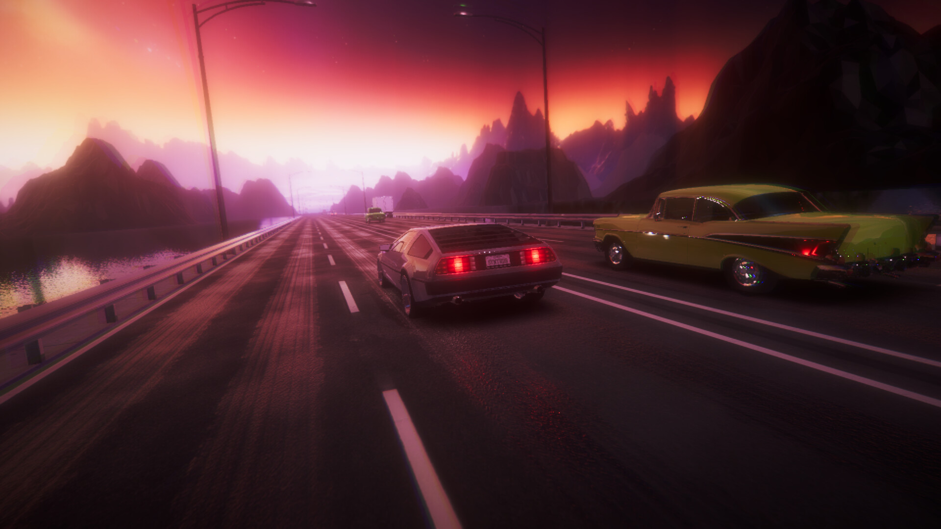 Synthwave Driver – Screenshot 16