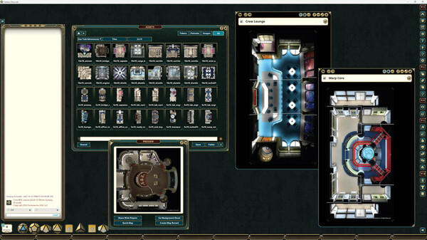 Fantasy Grounds - Star Trek Adventures: The Next Generation Starfleet Deck Tiles
