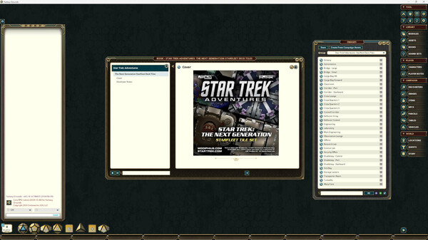 Fantasy Grounds - Star Trek Adventures: The Next Generation Starfleet Deck Tiles