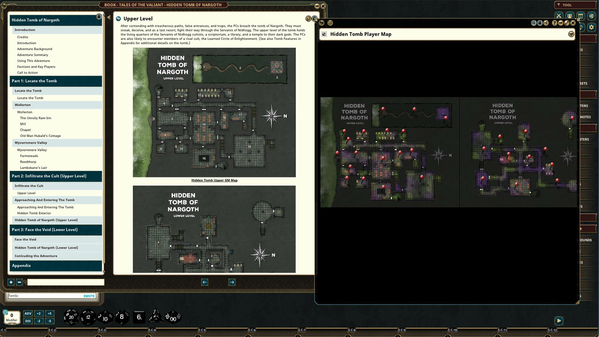 Fantasy Grounds - Hidden Tomb of Nargothのスクリーンショット 1