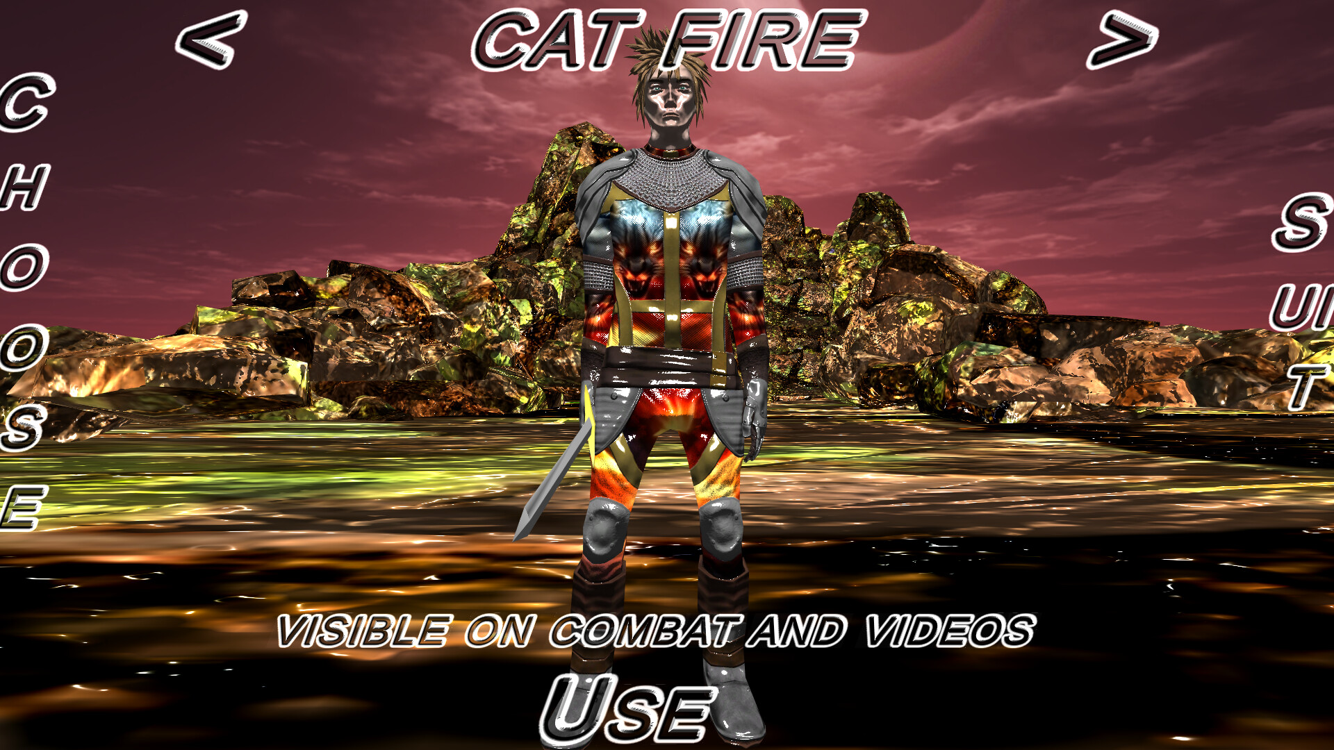 Hack And Slash Fury - Cat Fire Armor PC gameplay screenshot 1 of 1