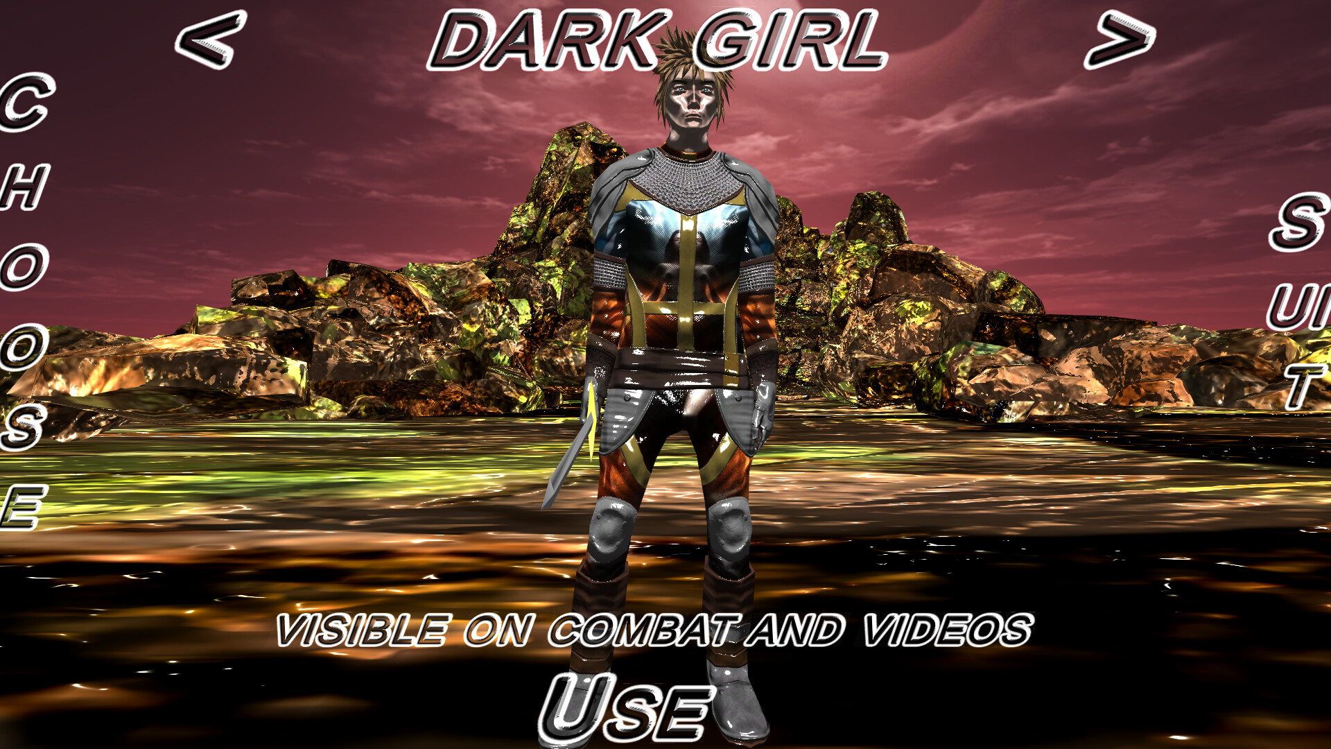 Hack And Slash Fury - Dark Girl Armor PC gameplay screenshot 1 of 1