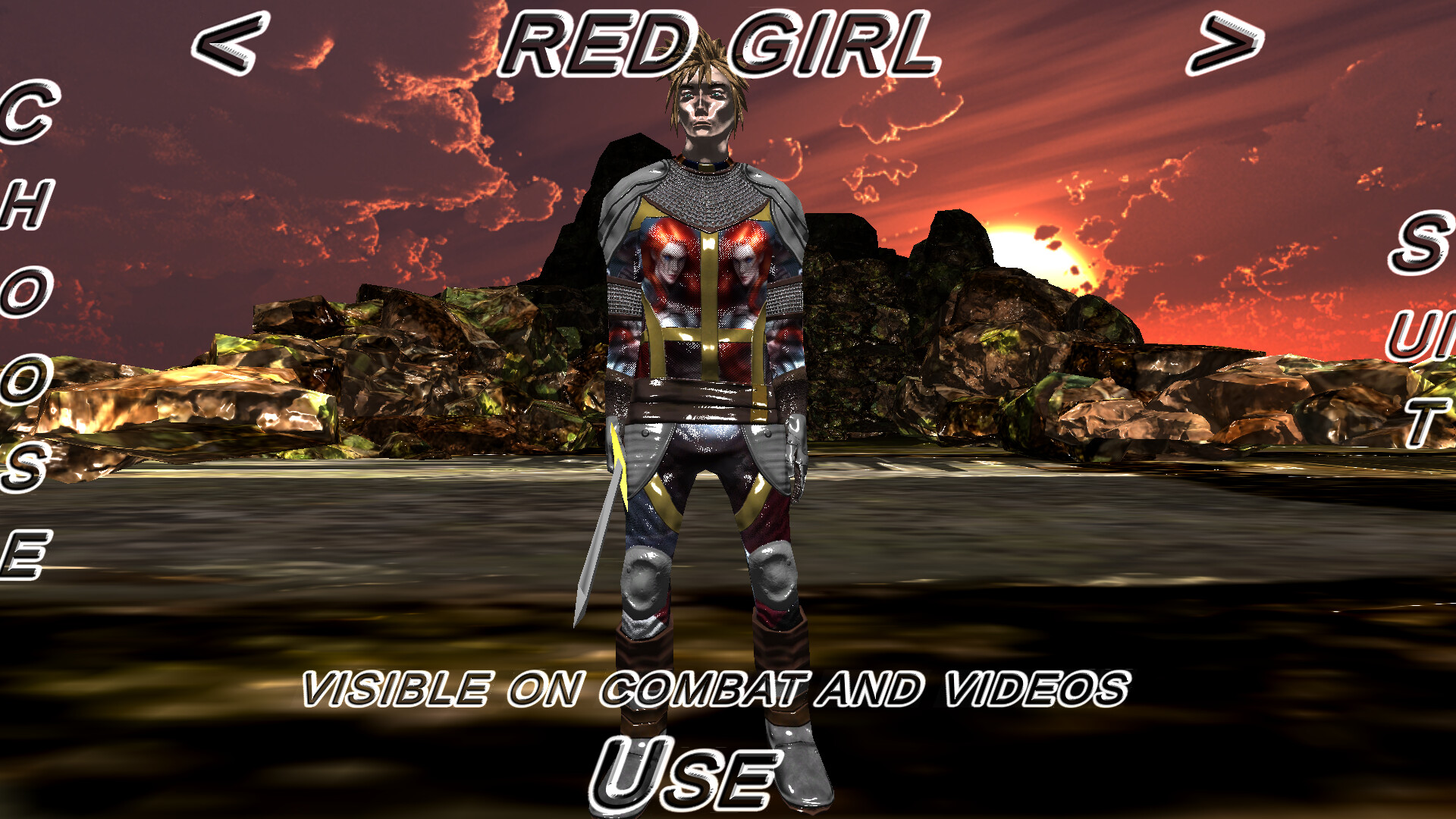 Hack And Slash Fury - Red Girl Armor Featured Screenshot #1