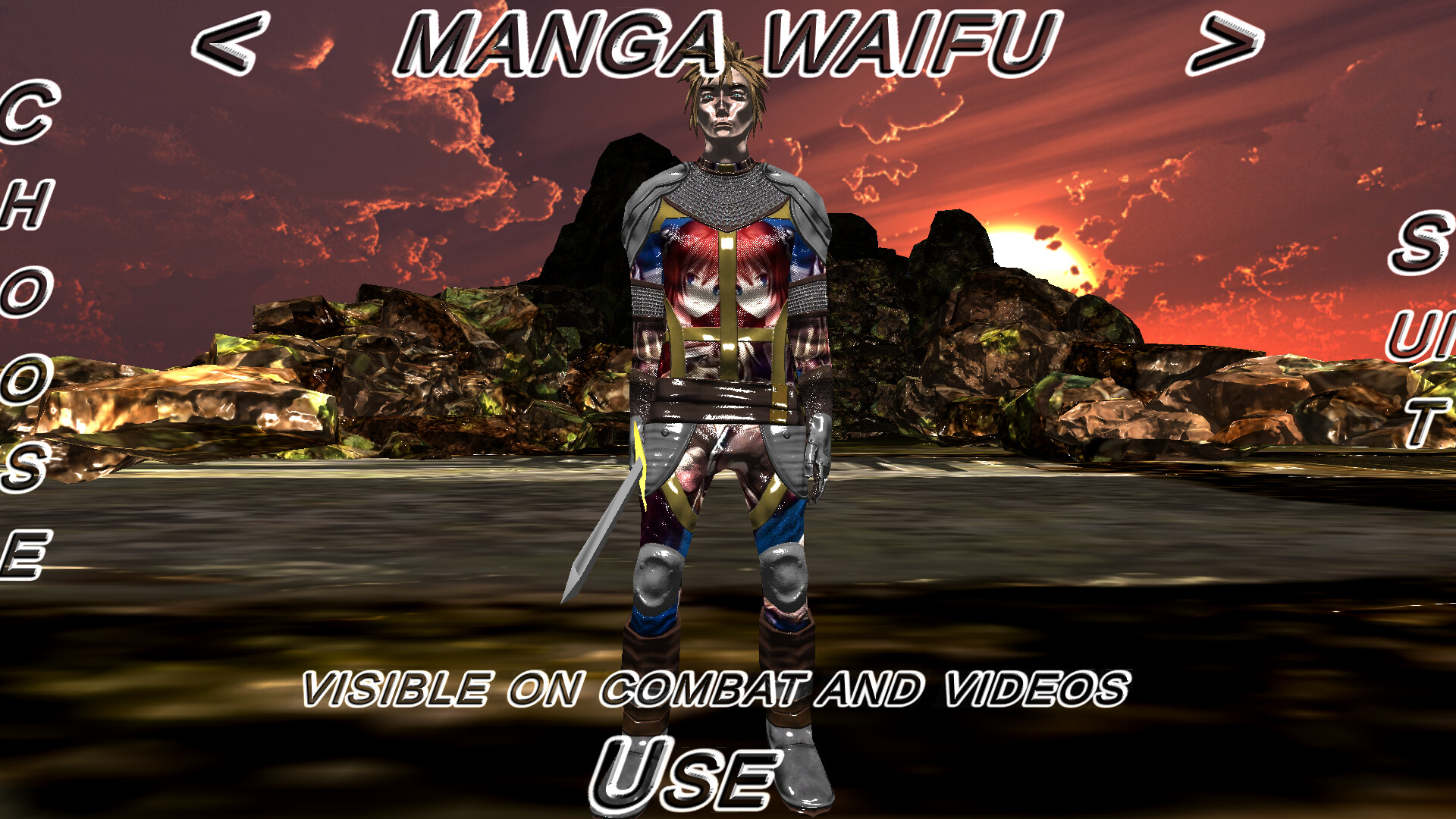 Hack And Slash Fury - Manga Waifu Armor Featured Screenshot #1