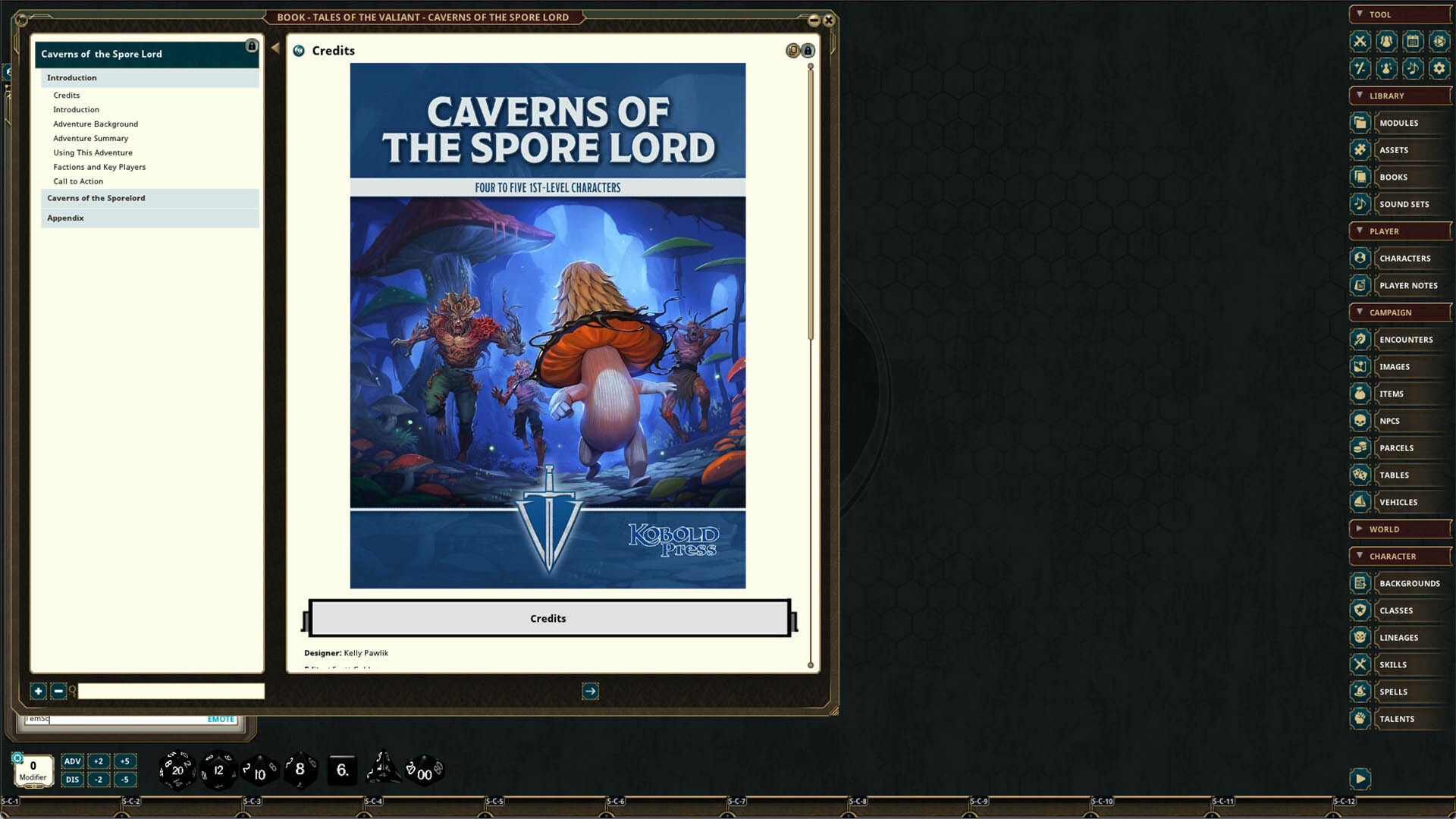 Fantasy Grounds - Caverns of the Spore Lordのスクリーンショット 1