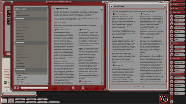 Fantasy Grounds - Werewolf: Shattered Nation