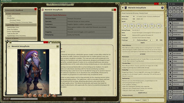 Fantasy Grounds - Armorsmith's Handbook for steam Fantasy Grounds - Armorsmith's Handbook for steam