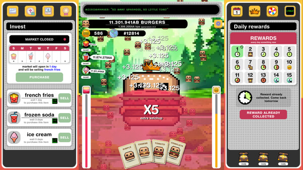 Скриншот из Super Burger Clicker