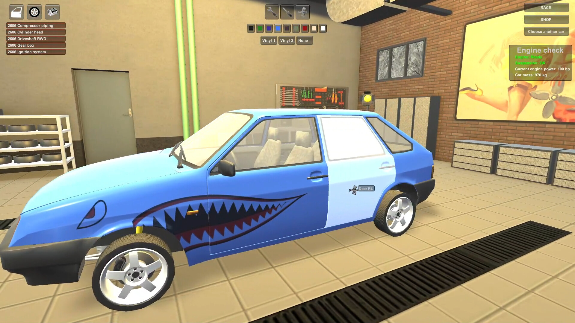 #5. Car Mechanic Workshop (Steam) 由: Hard Shark Games