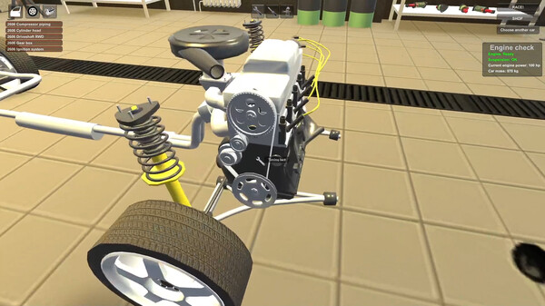 Screenshot z Car Mechanic Workshop
