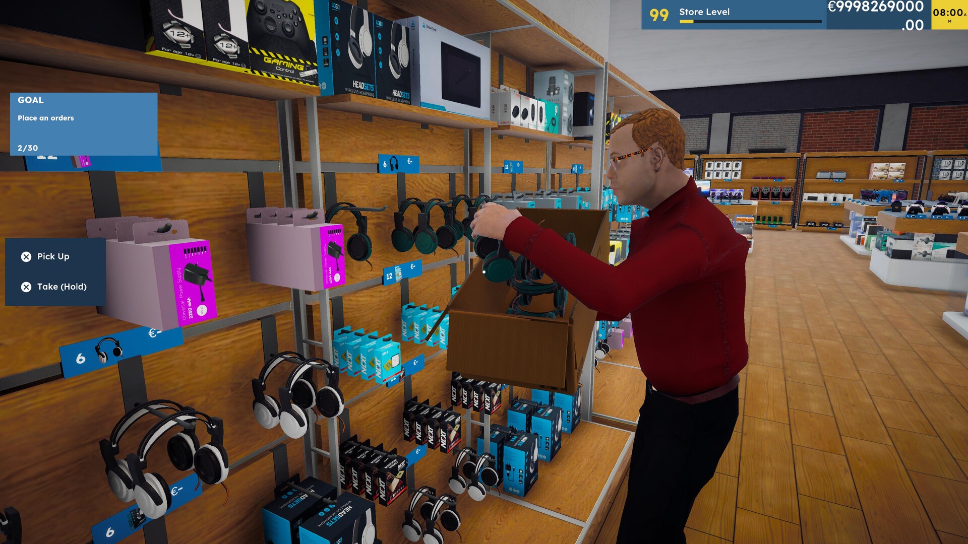 #6. Electronics Supermarket Simulator (Steam) بواسطة: Midnight Games