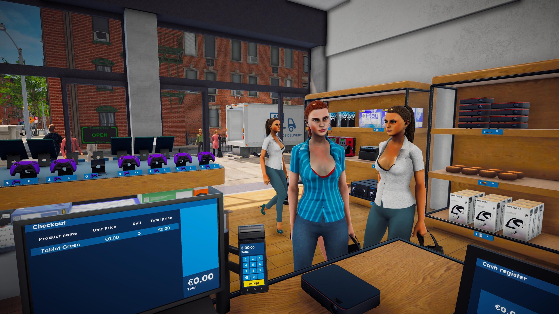 #1. Electronics Supermarket Simulator (Steam) بواسطة: Midnight Games
