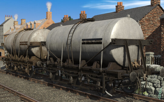 Trainz 2019 DLC - UK 6 Wheel Milk Tanker Pack 1