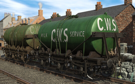 Trainz 2019 DLC - UK 6 Wheel Milk Tanker Pack 1