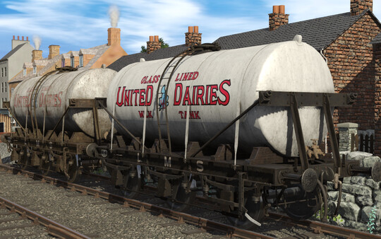 Trainz 2019 DLC - UK 6 Wheel Milk Tanker Pack 1