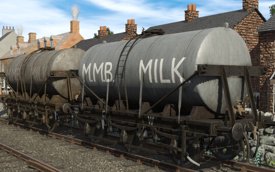 Trainz 2022 DLC - UK 6 Wheel Milk Tanker Pack 1
