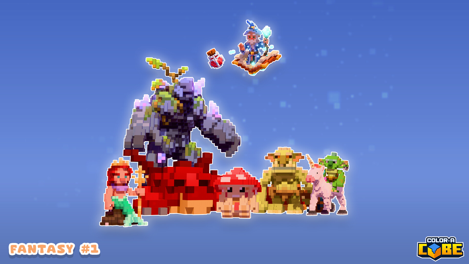 Color-A-Cube - Fantasy Pack #1 Featured Screenshot #1
