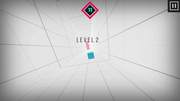Screenshot z Super Hot Cube